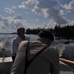Gafsele and pike fishing. This day was extremely hot!