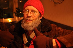 Santa! By the way - the beard is not fake!
