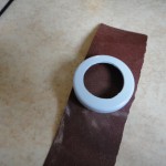 5. Use the sand paper to finish the edges.