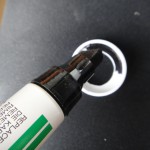 7. Use a black marker to color the inside of the ring to minimize reflections.