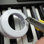 3. Use the knife to make a perfect fit.